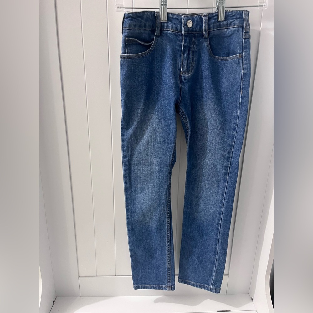 Jacadi Paris Boys Straight Leg Jeans, Size 8
